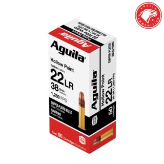 Aguila Super Extra High Velocity .22 LR 38gr CPHP Ammo