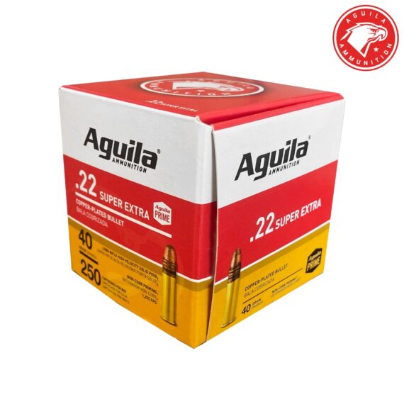 Aguila Super Extra High Velocity .22 LR 40gr CPSP Ammo