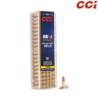 CCI Mini-Mag High Velocity .22 LR 36gr CPHP Ammo