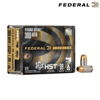 Federal HST .380 ACP 99gr JHP Ammo