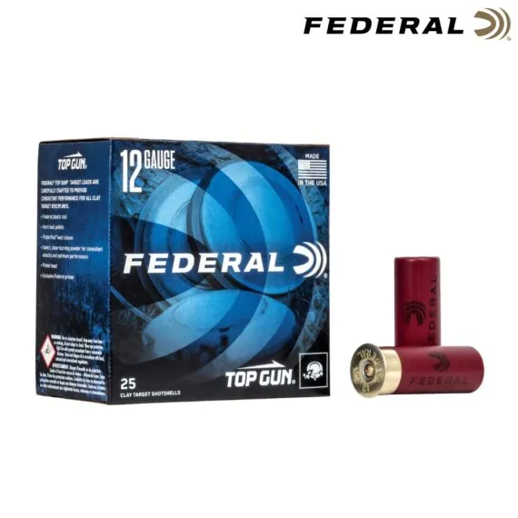 Federal Top Gun 12 Gauge 2.75" 1-1/8oz #7.5 Shot Ammo