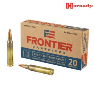Hornady Frontier .223 Remington 68gr BTHP Match Ammo