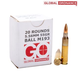 Global Ordnance 5.56x45mm NATO 55gr FMJ Ammo