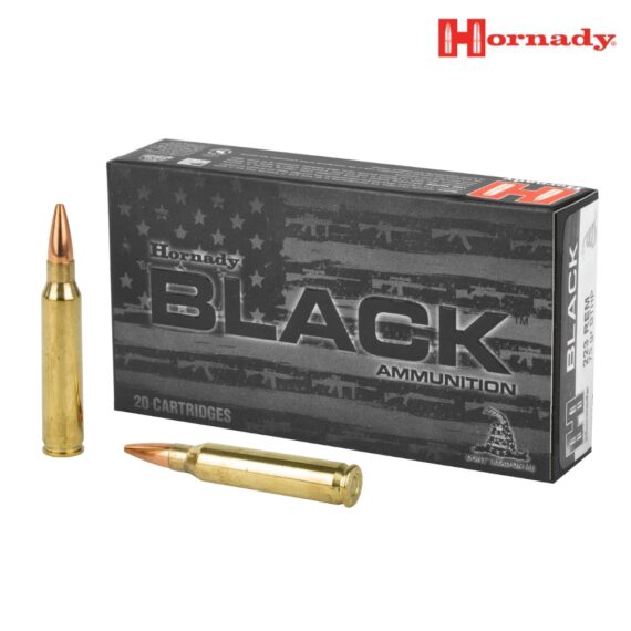 Hornady BLACK .223 Remington 75gr BTHP Ammo