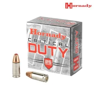 Hornady Critical Duty 9mm +P 135gr FlexLock Ammo
