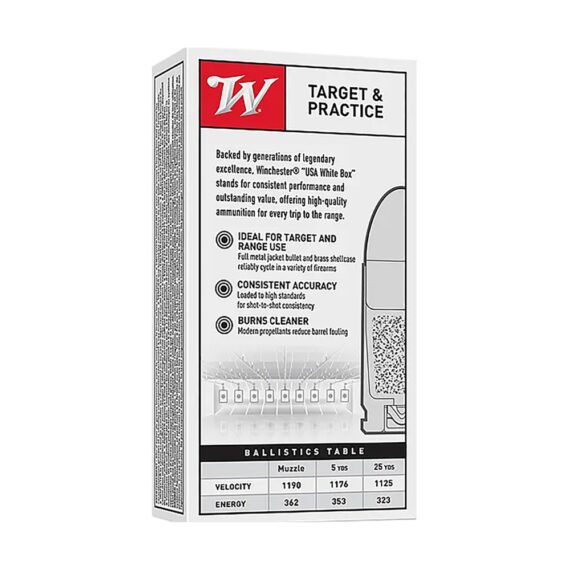 Winchester USA 9mm 115gr FMJ Ammo #2