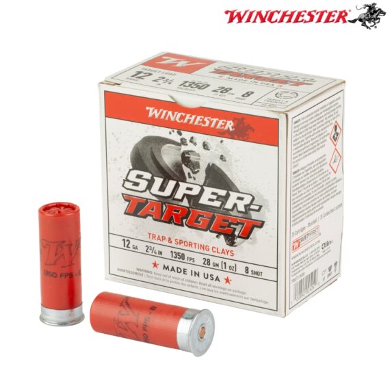 Winchester Super-Target 12 Gauge 2.75" 1oz #8 Shot Ammo