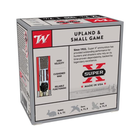 Winchester Super-X 12 Gauge 2.75" 1oz #7.5 Shot Ammo #2