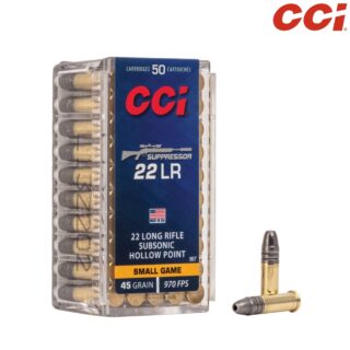 CCI Suppressor .22 LR 45gr HP Ammo