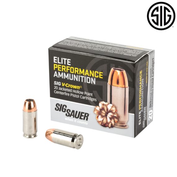 Sig Sauer V-Crown .45 ACP 200gr JHP Ammo