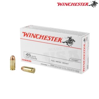 Winchester USA .45 ACP 230gr FMJ Ammo