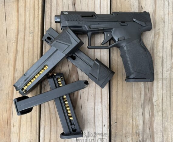 TX22 with three 16-round mags and two 22-round mags