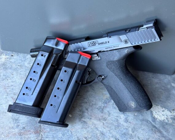 Shield X and 15-round mags