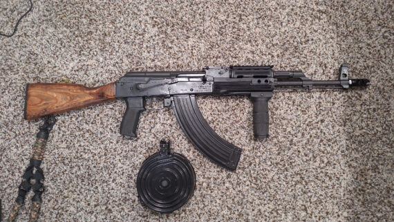 Century Arms Romanian AK-47 7.62x39 75 Round Drum Magazine
