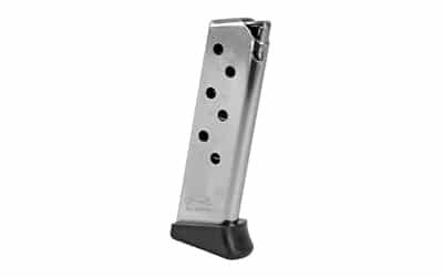 Walther PPK, PPS .380 ACP 7 Round Nickel Magazine with Finger Rest